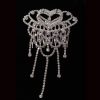 Hair Jewelry - Hair Slide - Rhinestone - Hearts