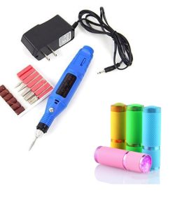 Manicure/Pedicure Rotary Detail Carver and Nail Lamp Set